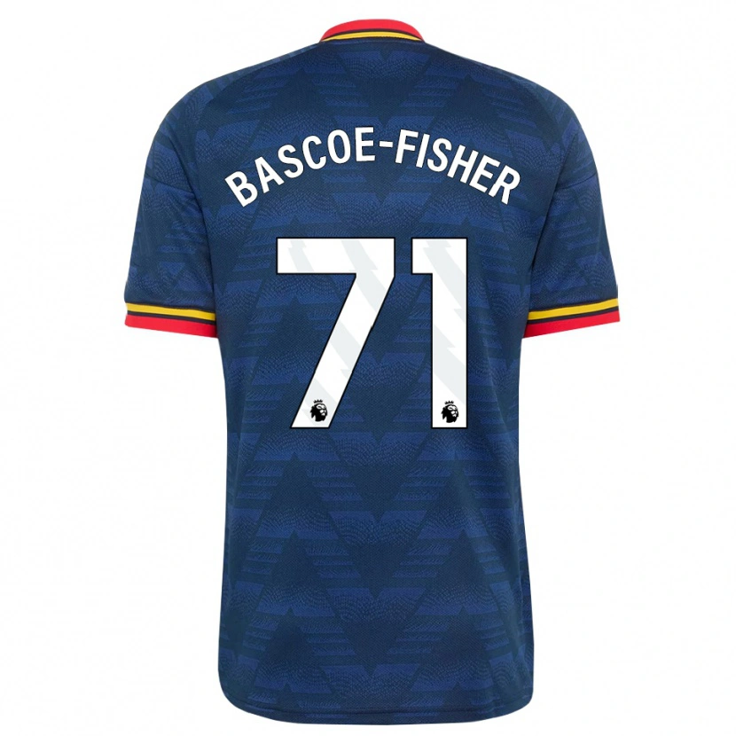Danxen Criança Camisola Jakai Bascoe-Fisher #71 Midnightblue Amarelo Vermelho Alternativa 2026/27 Camisa Brasil