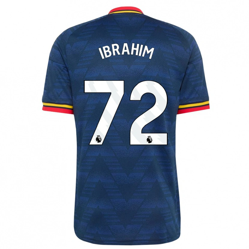 Danxen Criança Camisola Ife Ibrahim #72 Midnightblue Amarelo Vermelho Alternativa 2026/27 Camisa Brasil