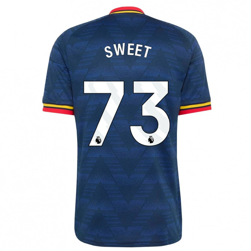 Danxen Criança Camisola James Sweet #73 Midnightblue Amarelo Vermelho Alternativa 2026/27 Camisa Brasil