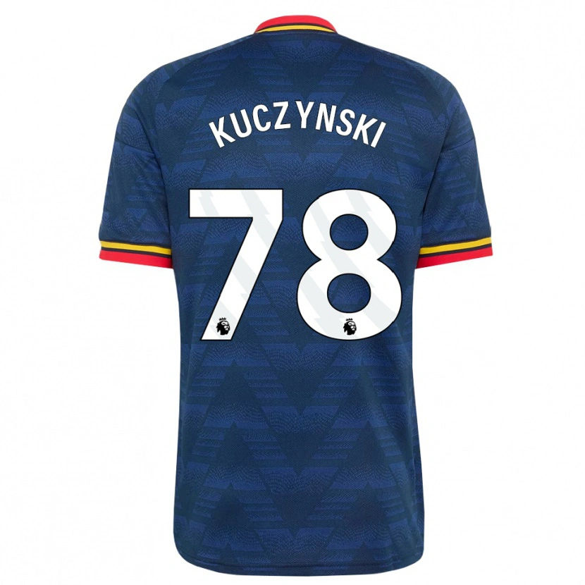 Danxen Criança Camisola Max Kuczynski #78 Midnightblue Amarelo Vermelho Alternativa 2026/27 Camisa Brasil