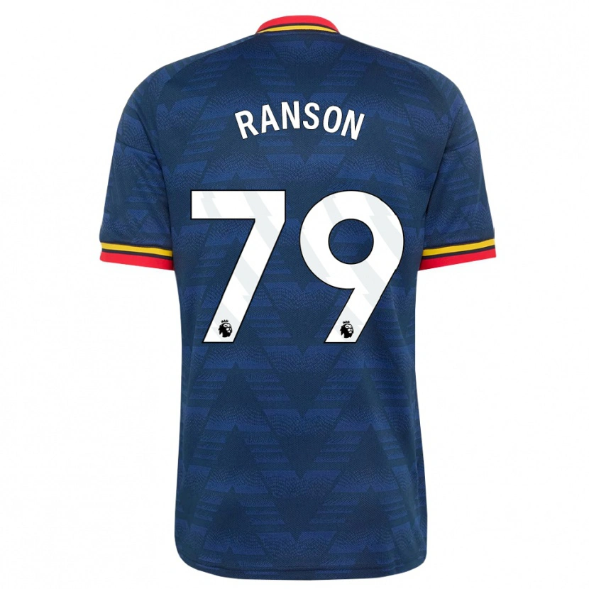 Danxen Criança Camisola Khari Ranson #79 Midnightblue Amarelo Vermelho Alternativa 2026/27 Camisa Brasil