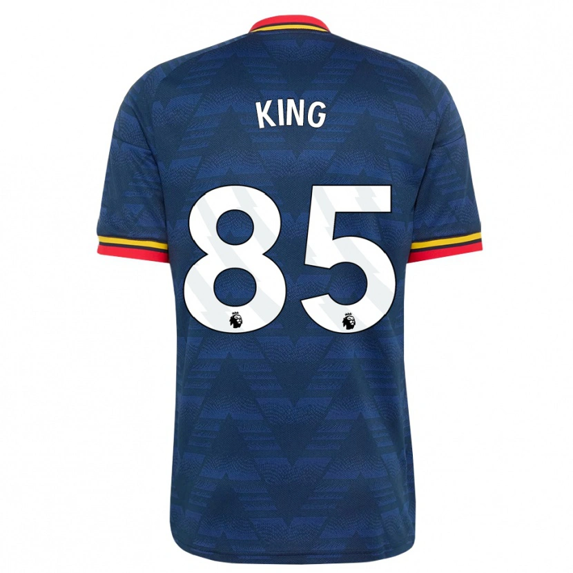 Danxen Criança Camisola Josiah King #85 Midnightblue Amarelo Vermelho Alternativa 2026/27 Camisa Brasil