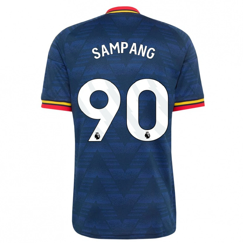 Danxen Criança Camisola Saurap Sampang #90 Midnightblue Amarelo Vermelho Alternativa 2026/27 Camisa Brasil