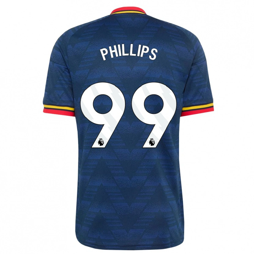 Danxen Criança Camisola Charlie Phillips #99 Midnightblue Amarelo Vermelho Alternativa 2026/27 Camisa Brasil