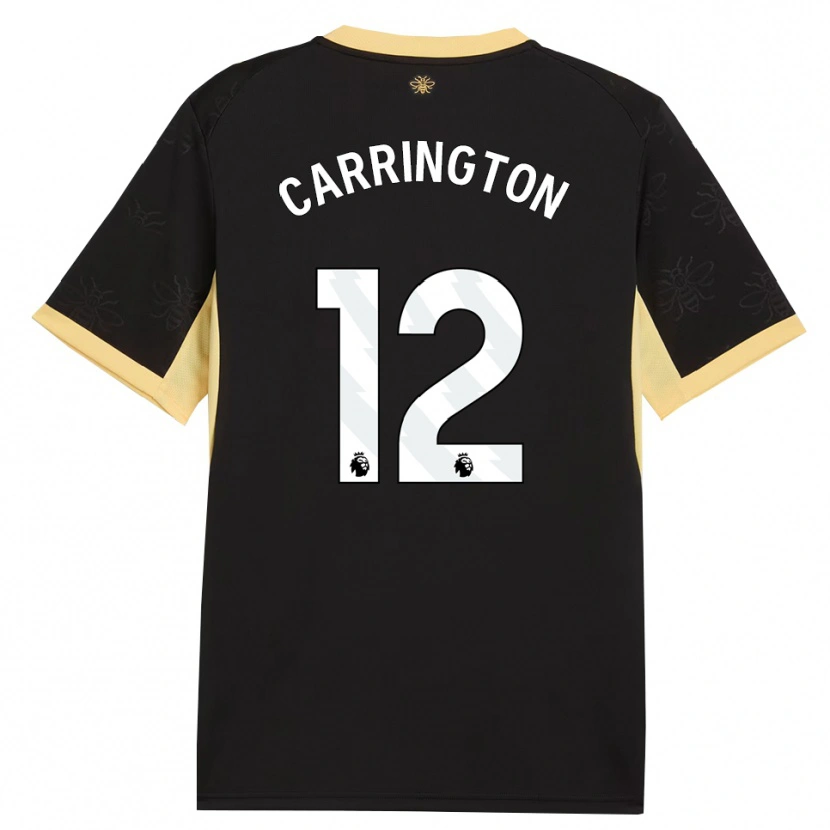 Danxen Criança Camisola Theo Carrington #12 Preto Amarelo Alternativa 2026/27 Camisa Brasil