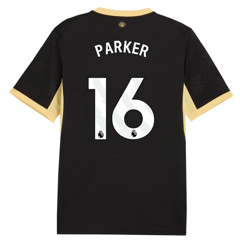 Danxen Criança Camisola Xavier Parker #16 Preto Amarelo Alternativa 2026/27 Camisa Brasil