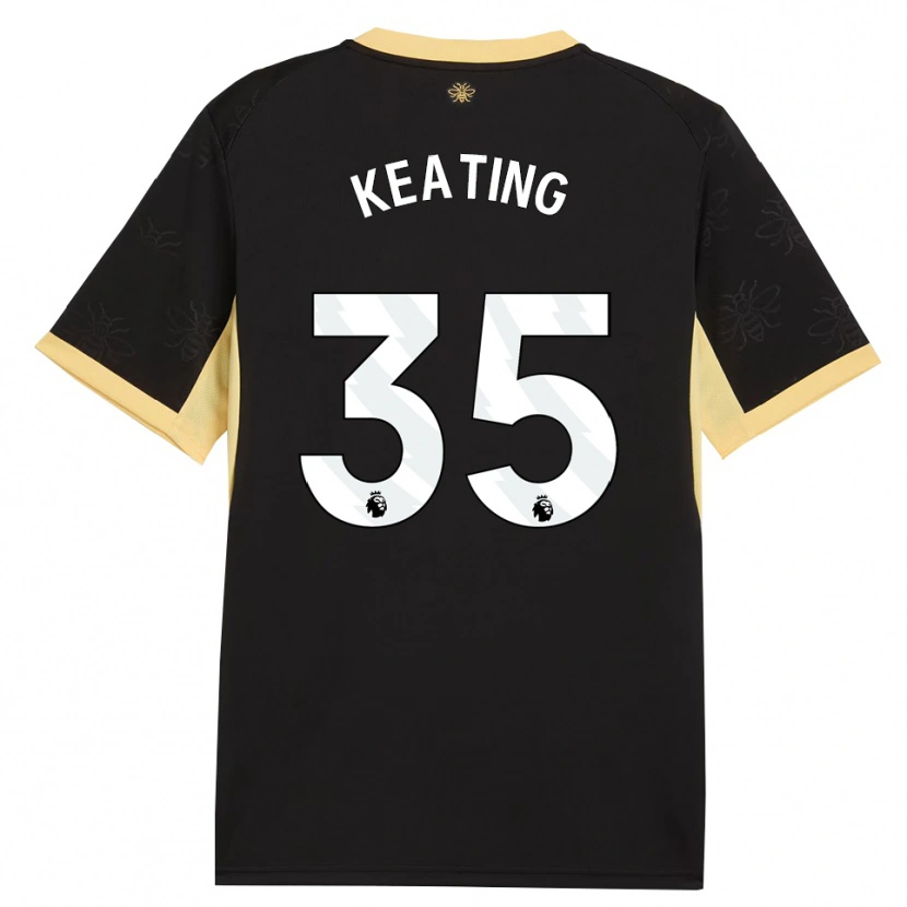 Danxen Criança Camisola Khiara Keating #35 Preto Amarelo Alternativa 2026/27 Camisa Brasil