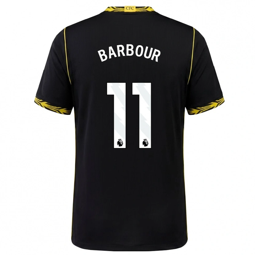 Danxen Criança Camisola Kobe Barbour #11 Preto Amarelo Alternativa 2026/27 Camisa Brasil