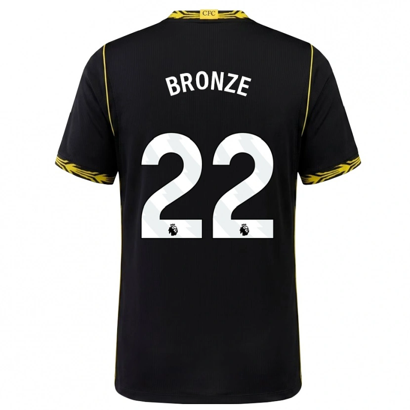 Danxen Criança Camisola Lucy Bronze #22 Preto Amarelo Alternativa 2026/27 Camisa Brasil