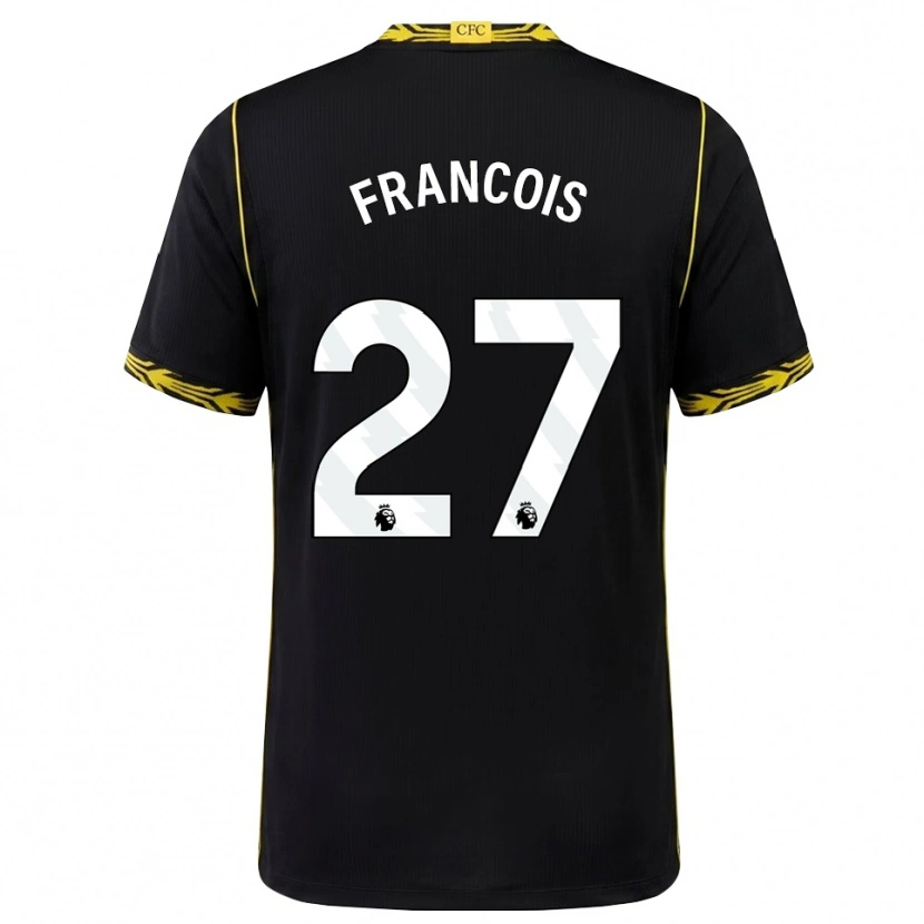 Danxen Criança Camisola Oriane Jean-François #27 Preto Amarelo Alternativa 2026/27 Camisa Brasil