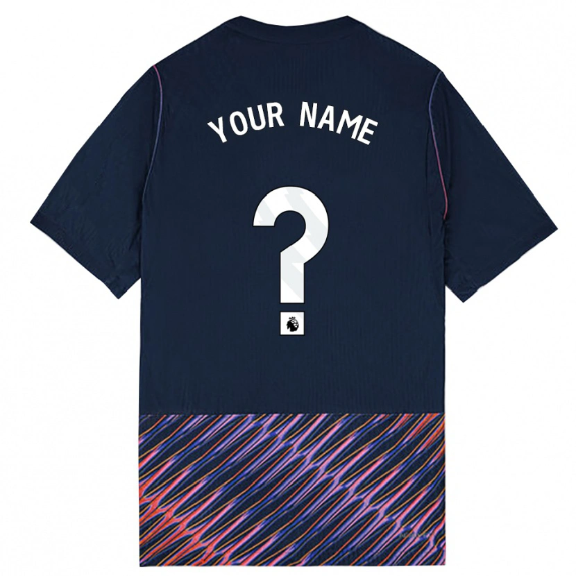 Danxen Criança Camisola Seu Nome #0 Azul Real Branco Alternativa 2026/27 Camisa Brasil