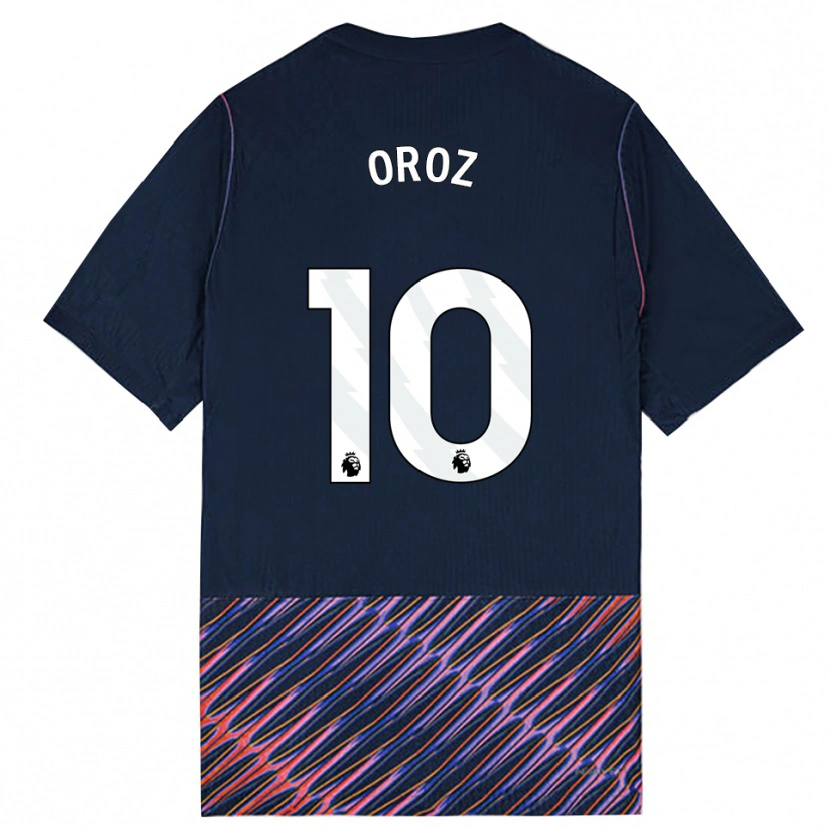 Danxen Criança Camisola Maite Oroz #10 Azul Real Branco Alternativa 2026/27 Camisa Brasil