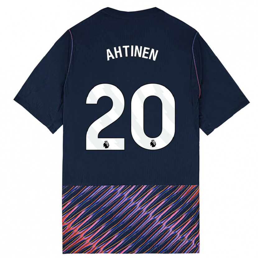 Danxen Criança Camisola Olga Ahtinen #20 Azul Real Branco Alternativa 2026/27 Camisa Brasil