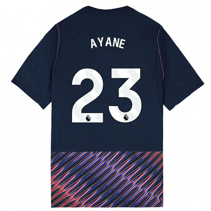 Danxen Criança Camisola Rosella Ayane #23 Azul Real Branco Alternativa 2026/27 Camisa Brasil