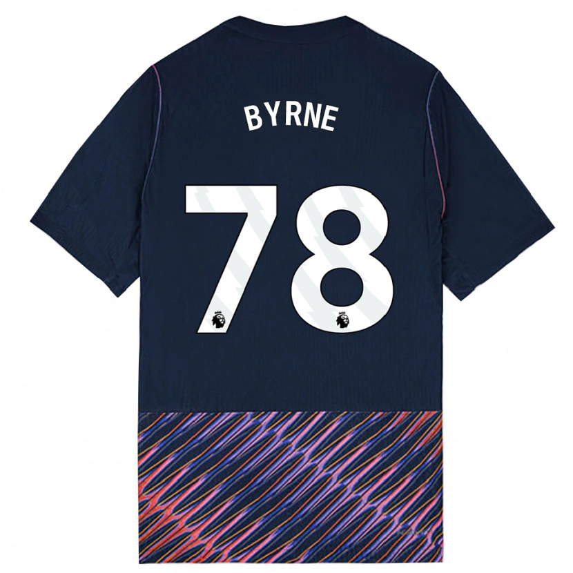 Danxen Criança Camisola Harry Byrne #78 Azul Real Branco Alternativa 2026/27 Camisa Brasil