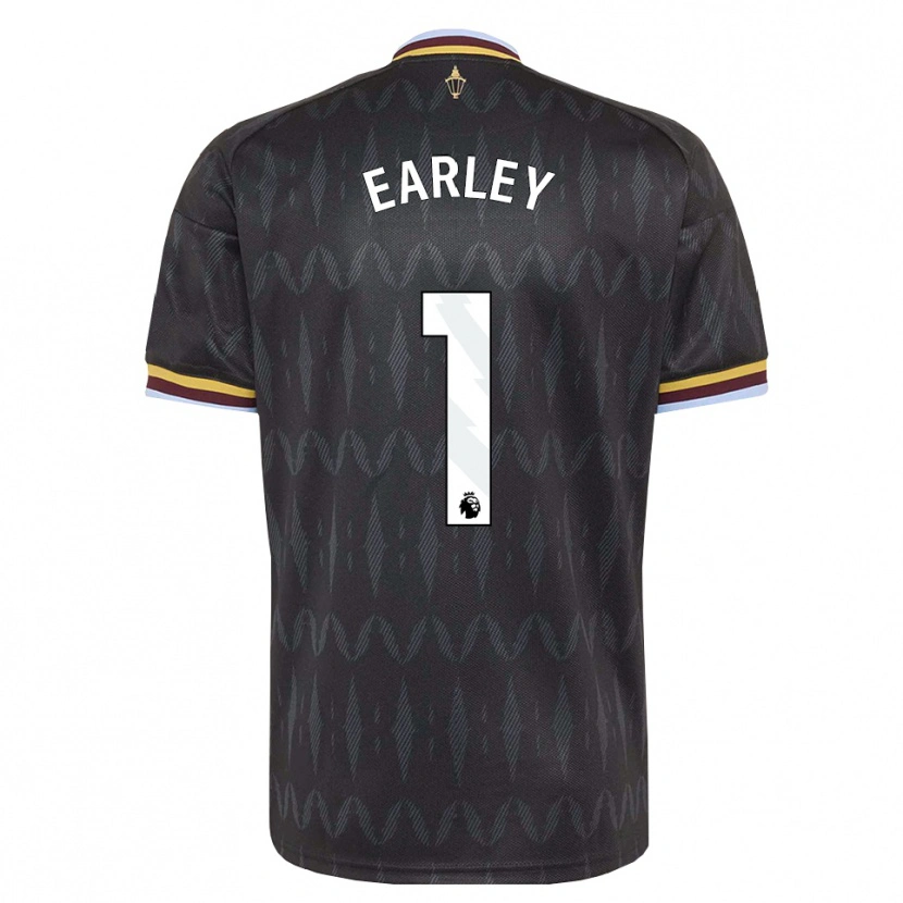 Danxen Criança Camisola Blade Earley #1 Cornflowerblue Preto Amarelo Alternativa 2026/27 Camisa Brasil