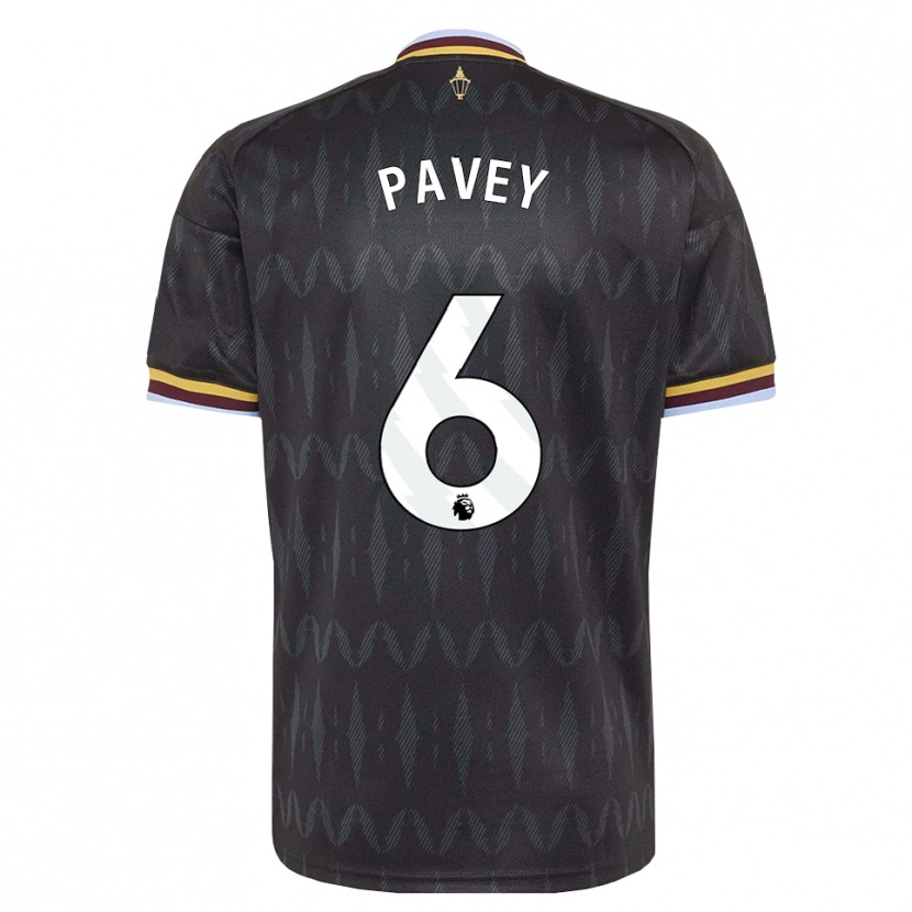 Danxen Criança Camisola Charlie Pavey #6 Cornflowerblue Preto Amarelo Alternativa 2026/27 Camisa Brasil