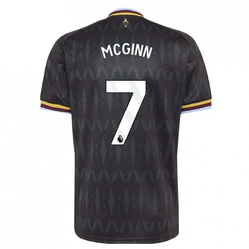 Danxen Criança Camisola John Mcginn #7 Cornflowerblue Preto Amarelo Alternativa 2026/27 Camisa Brasil