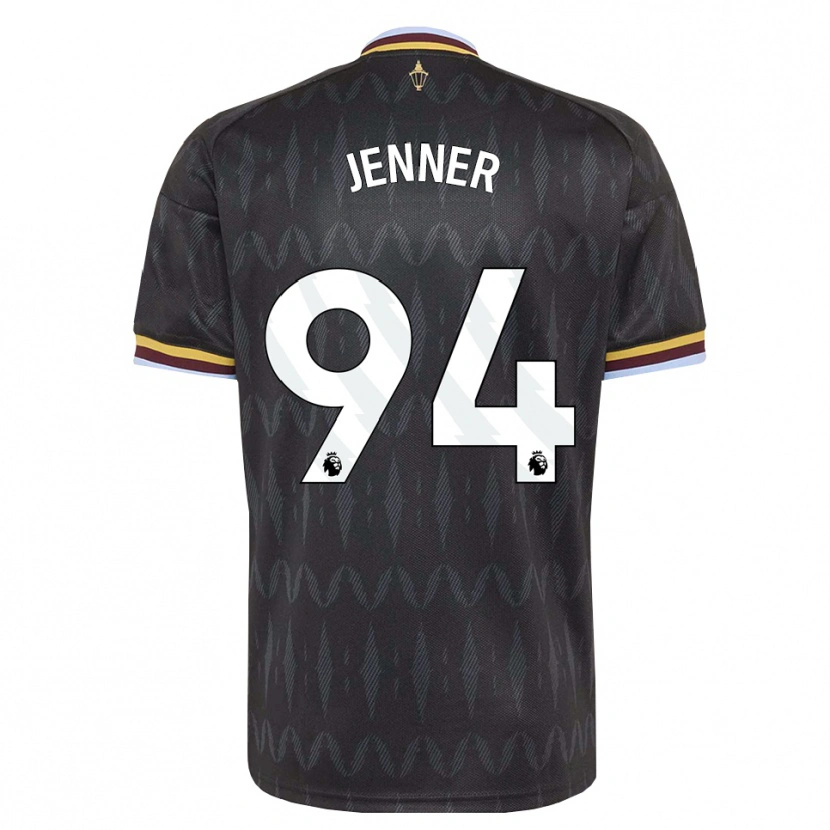 Danxen Criança Camisola Max Jenner #94 Cornflowerblue Preto Amarelo Alternativa 2026/27 Camisa Brasil
