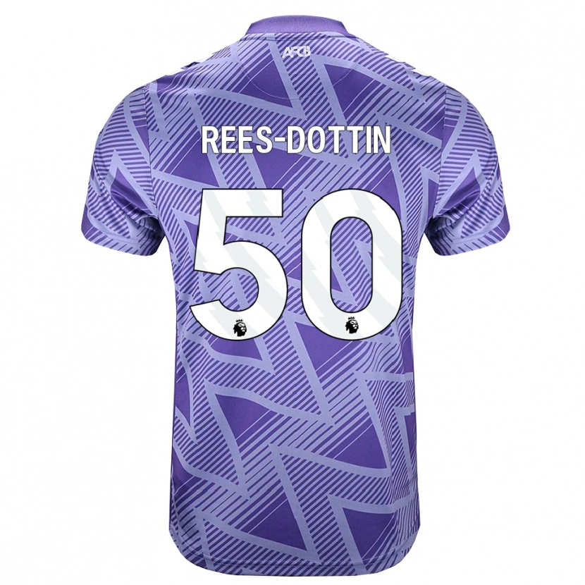 Danxen Criança Camisola Remy Rees-Dottin #50 Palevioletred Branco Alternativa 2026/27 Camisa Brasil