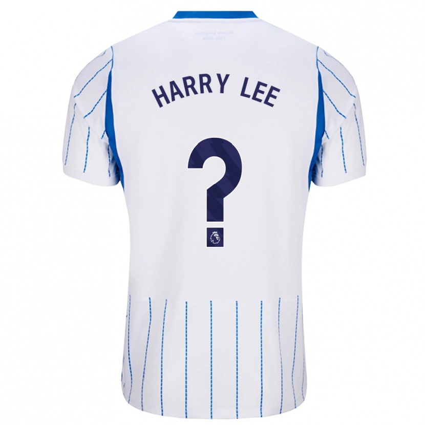 Danxen Criança Camisola Harry Lee #0 Dodgerblue Branco Alternativa 2026/27 Camisa Brasil