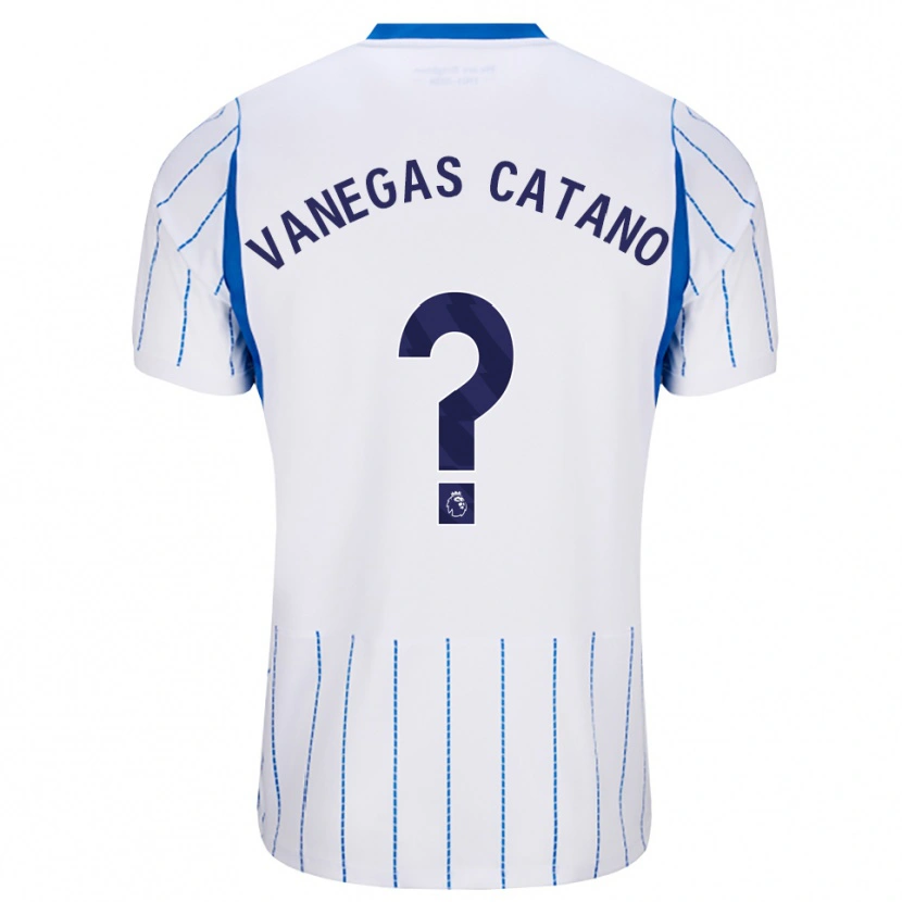 Danxen Criança Camisola Manuela Vanegas Catano #0 Dodgerblue Branco Alternativa 2026/27 Camisa Brasil