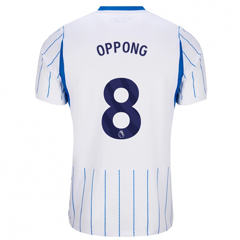 Danxen Criança Camisola Raffaele Oppong #8 Dodgerblue Branco Alternativa 2026/27 Camisa Brasil