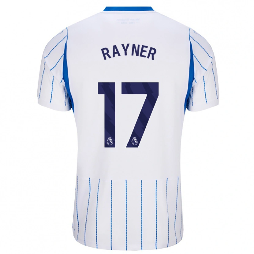 Danxen Criança Camisola Bex Rayner #17 Dodgerblue Branco Alternativa 2026/27 Camisa Brasil