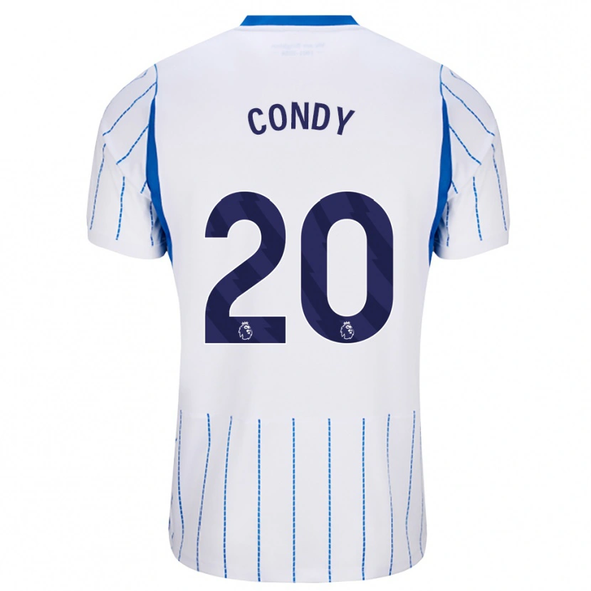 Danxen Criança Camisola Chris Condy #20 Dodgerblue Branco Alternativa 2026/27 Camisa Brasil