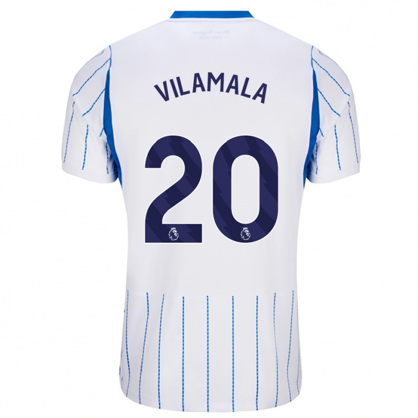 Danxen Criança Camisola Bruna Vilamala #20 Dodgerblue Branco Alternativa 2026/27 Camisa Brasil
