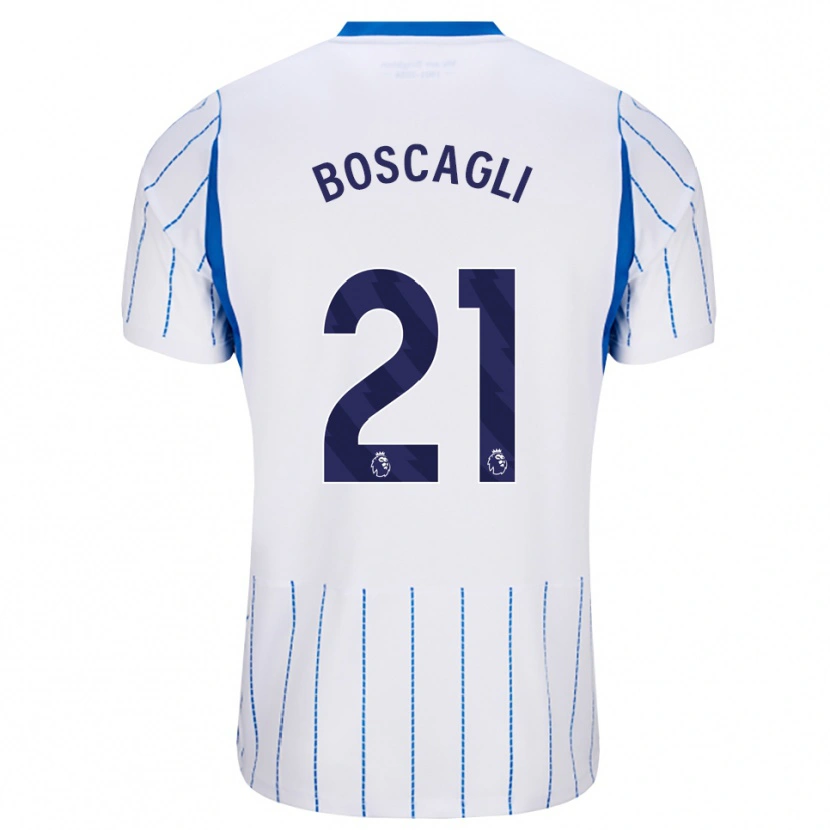 Danxen Criança Camisola Olivier Boscagli #21 Dodgerblue Branco Alternativa 2026/27 Camisa Brasil