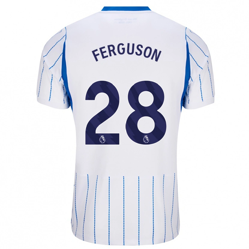 Danxen Criança Camisola Evan Ferguson #28 Dodgerblue Branco Alternativa 2026/27 Camisa Brasil