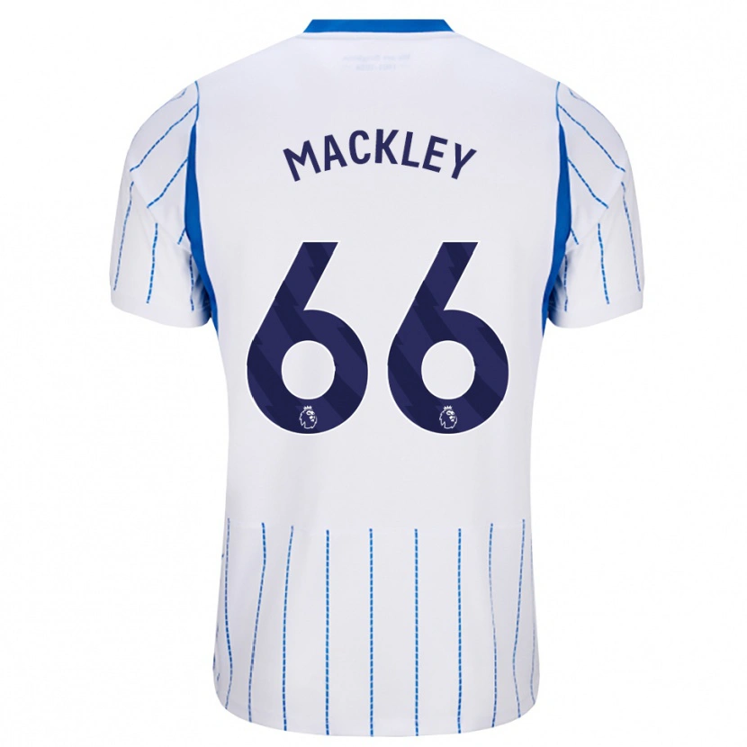 Danxen Criança Camisola Callum Mackley #66 Dodgerblue Branco Alternativa 2026/27 Camisa Brasil