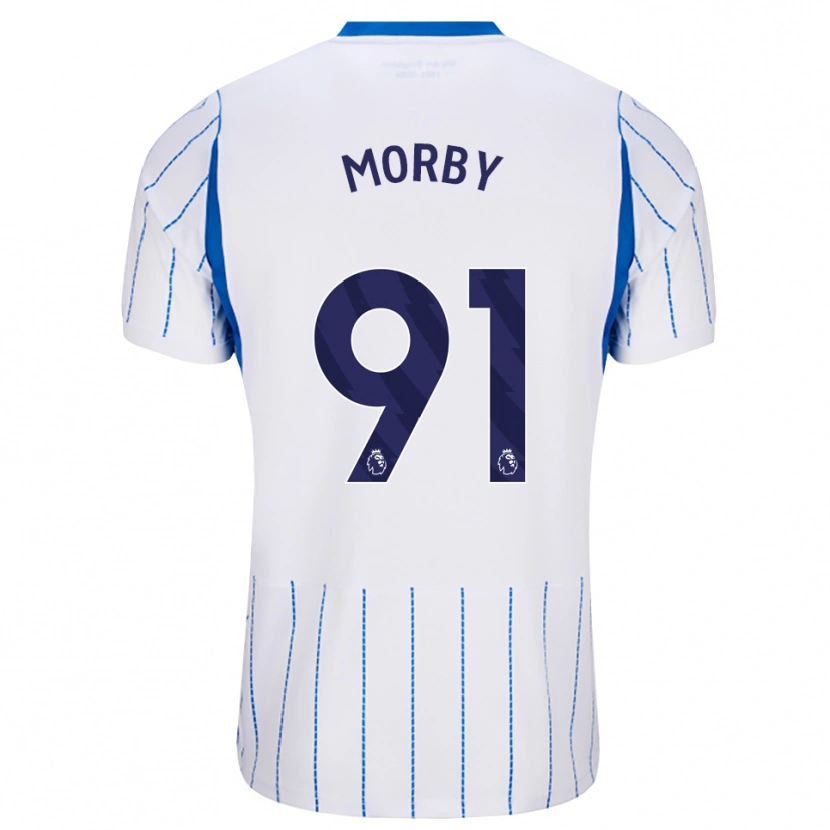 Danxen Criança Camisola Jackson Morby #91 Dodgerblue Branco Alternativa 2026/27 Camisa Brasil
