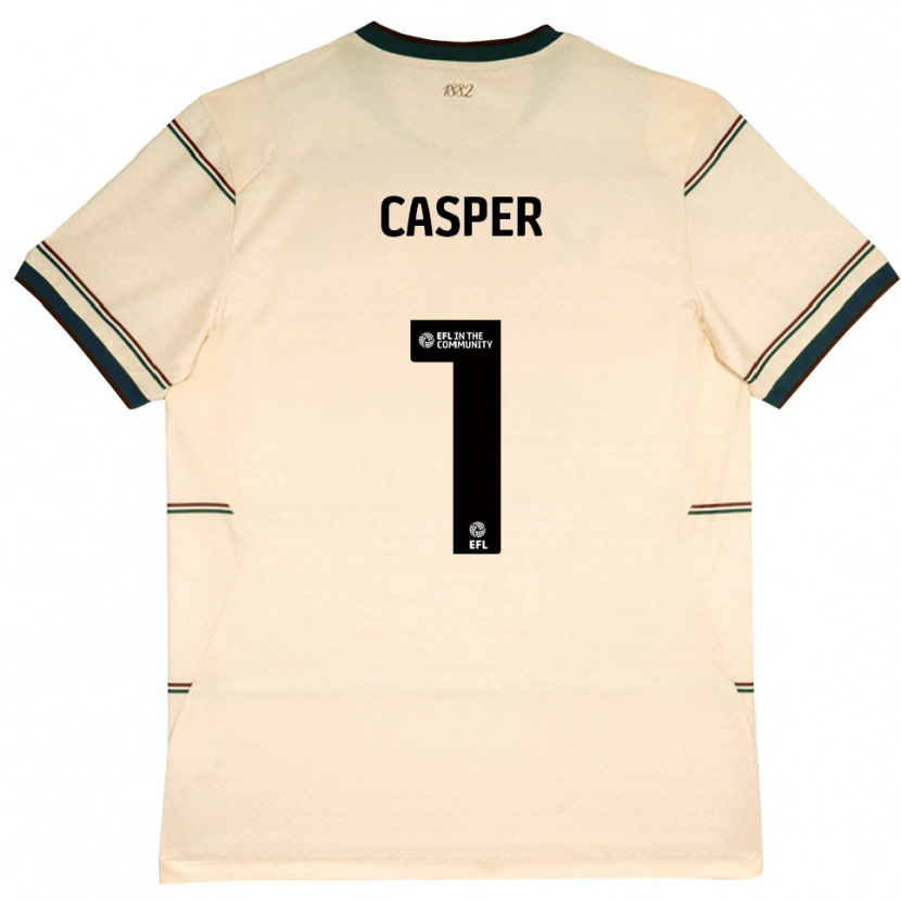 Danxen Criança Camisola Charlie Casper #1 Beige Borgonha Alternativa 2026/27 Camisa Brasil