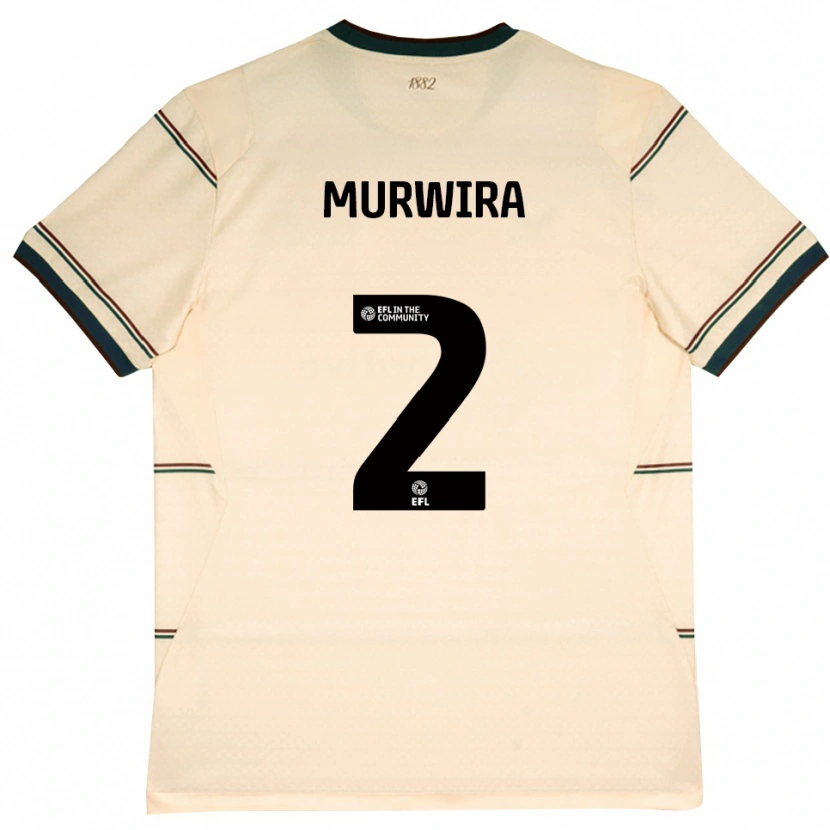 Danxen Criança Camisola Tadi Murwira #2 Beige Borgonha Alternativa 2026/27 Camisa Brasil