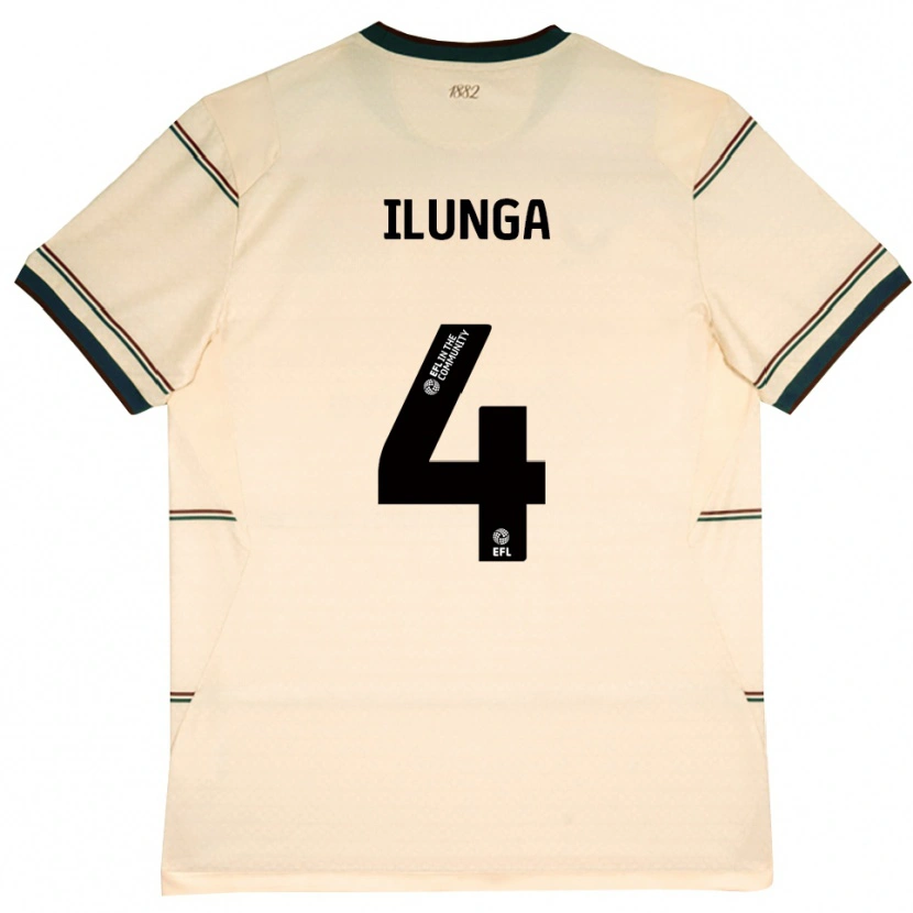 Danxen Criança Camisola Glen Ilunga #4 Beige Borgonha Alternativa 2026/27 Camisa Brasil