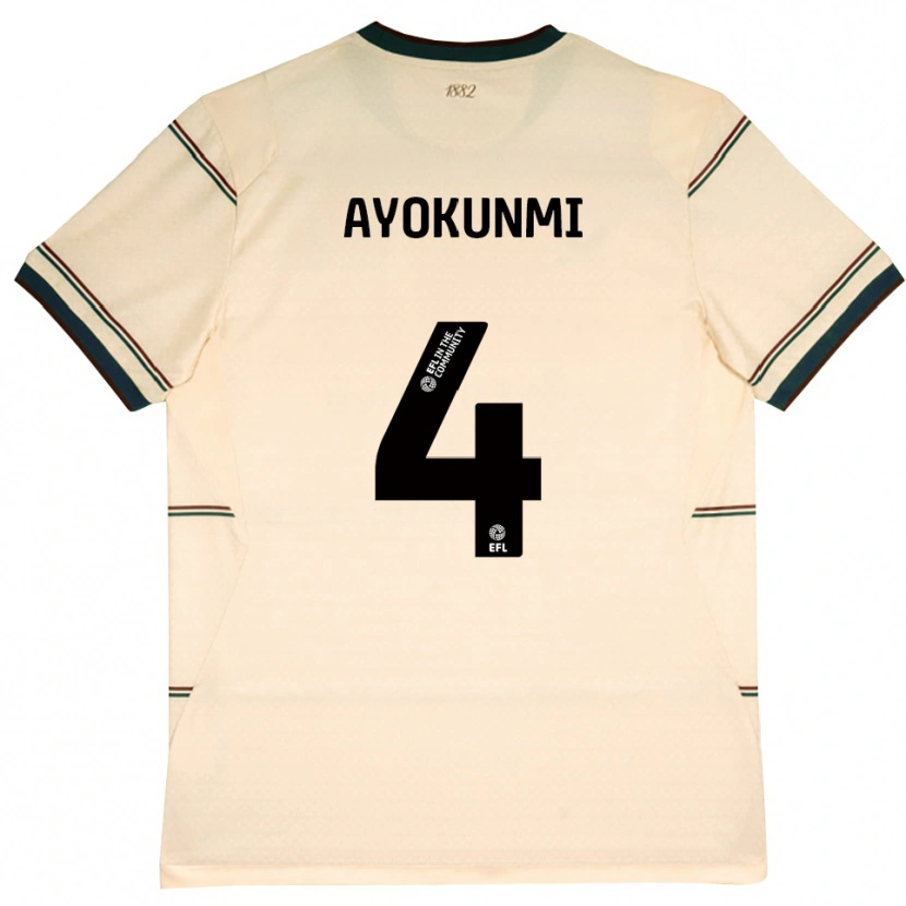 Danxen Criança Camisola Darren Ayokunmi #4 Beige Borgonha Alternativa 2026/27 Camisa Brasil