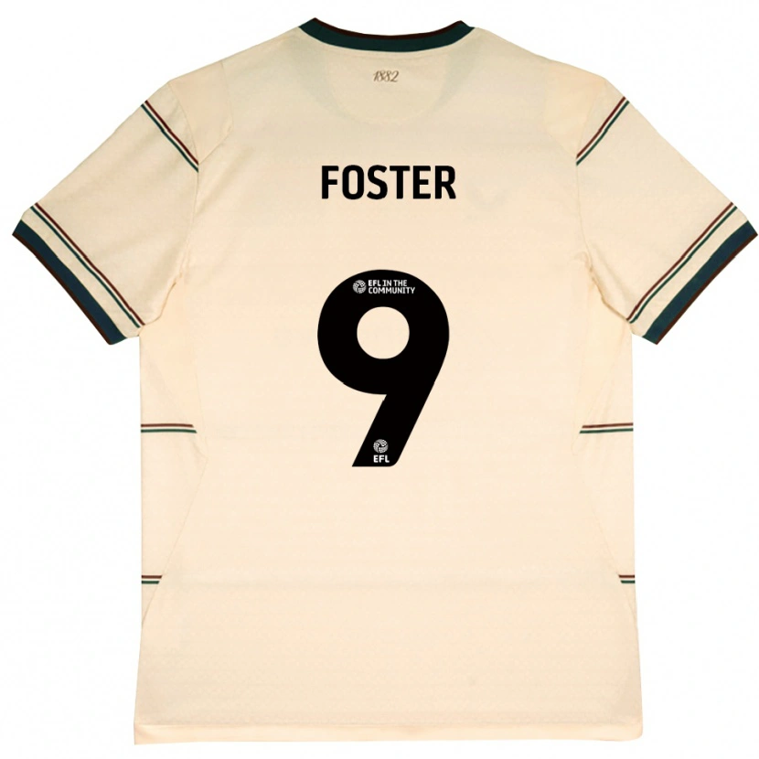 Danxen Criança Camisola Lyle Foster #9 Beige Borgonha Alternativa 2026/27 Camisa Brasil