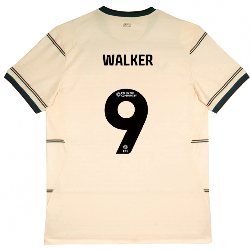 Danxen Criança Camisola Claudia Walker #9 Beige Borgonha Alternativa 2026/27 Camisa Brasil