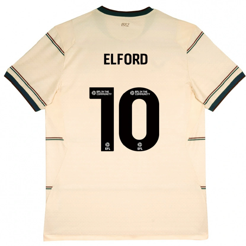 Danxen Criança Camisola Laura Elford #10 Beige Borgonha Alternativa 2026/27 Camisa Brasil