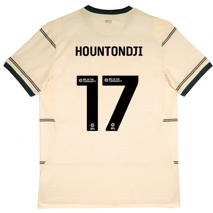 Danxen Criança Camisola Andréas Hountondji #17 Beige Borgonha Alternativa 2026/27 Camisa Brasil
