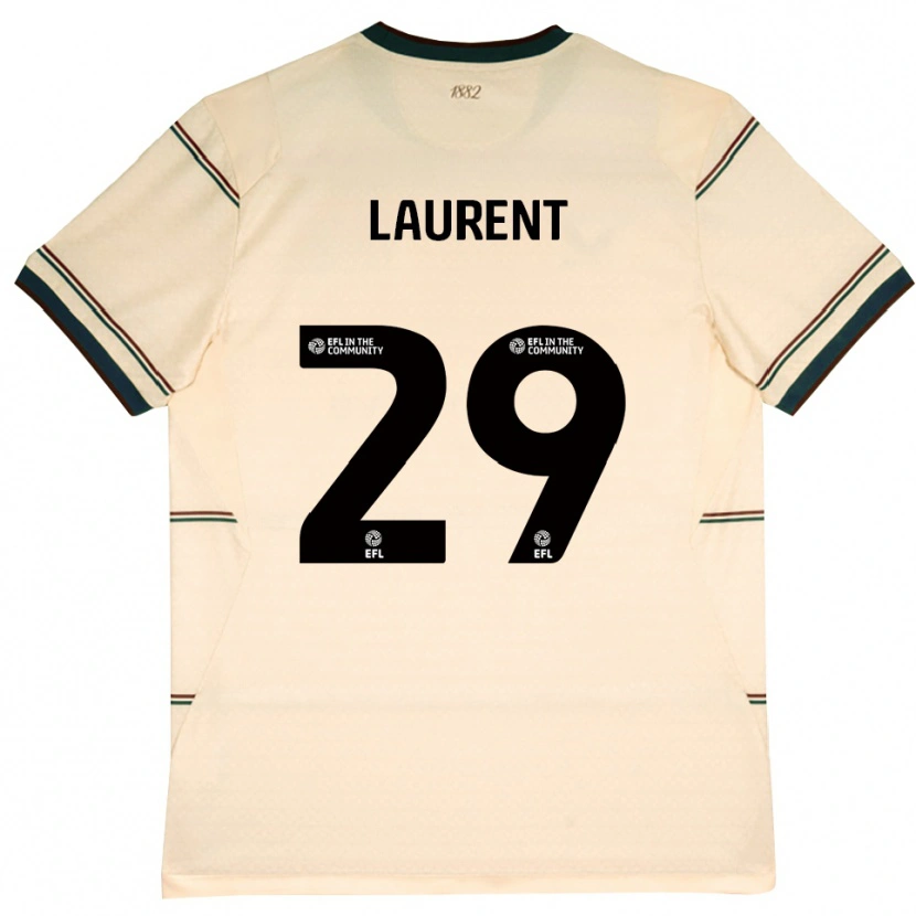 Danxen Criança Camisola Josh Laurent #29 Beige Borgonha Alternativa 2026/27 Camisa Brasil