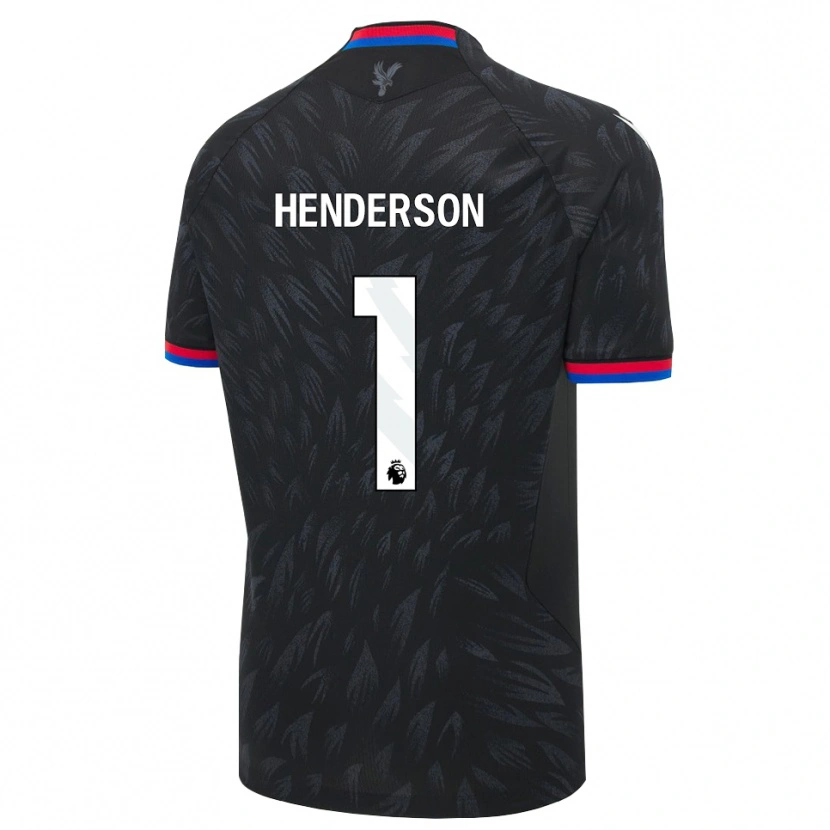 Danxen Criança Camisola Dean Henderson #1 Preto Azul Vermelho Alternativa 2026/27 Camisa Brasil