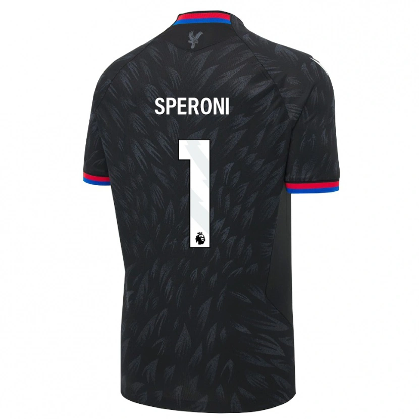 Danxen Criança Camisola Thiago Speroni #1 Preto Azul Vermelho Alternativa 2026/27 Camisa Brasil