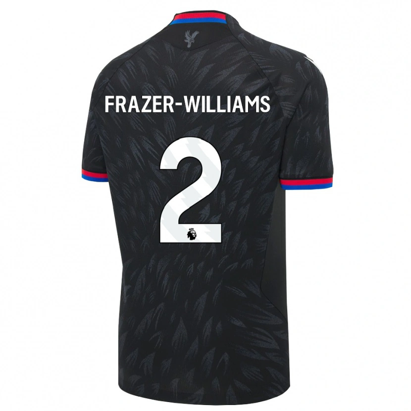 Danxen Criança Camisola Khyan Frazer-Williams #2 Preto Azul Vermelho Alternativa 2026/27 Camisa Brasil