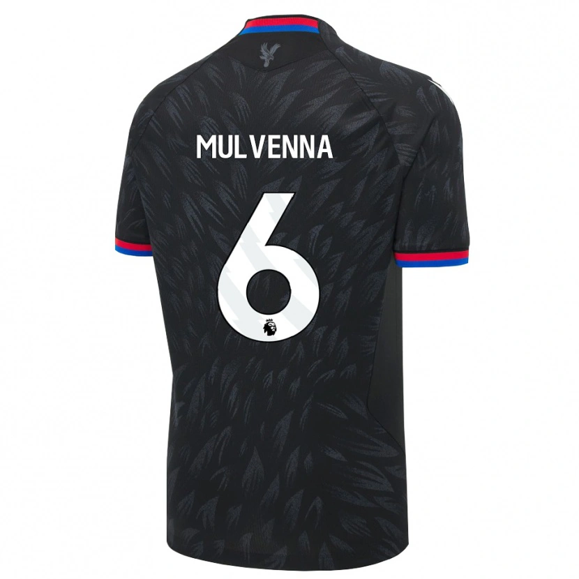 Danxen Criança Camisola Alfie Mulvenna #6 Preto Azul Vermelho Alternativa 2026/27 Camisa Brasil