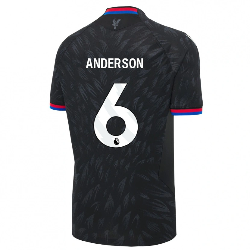 Danxen Criança Camisola Raihaan Anderson #6 Preto Azul Vermelho Alternativa 2026/27 Camisa Brasil