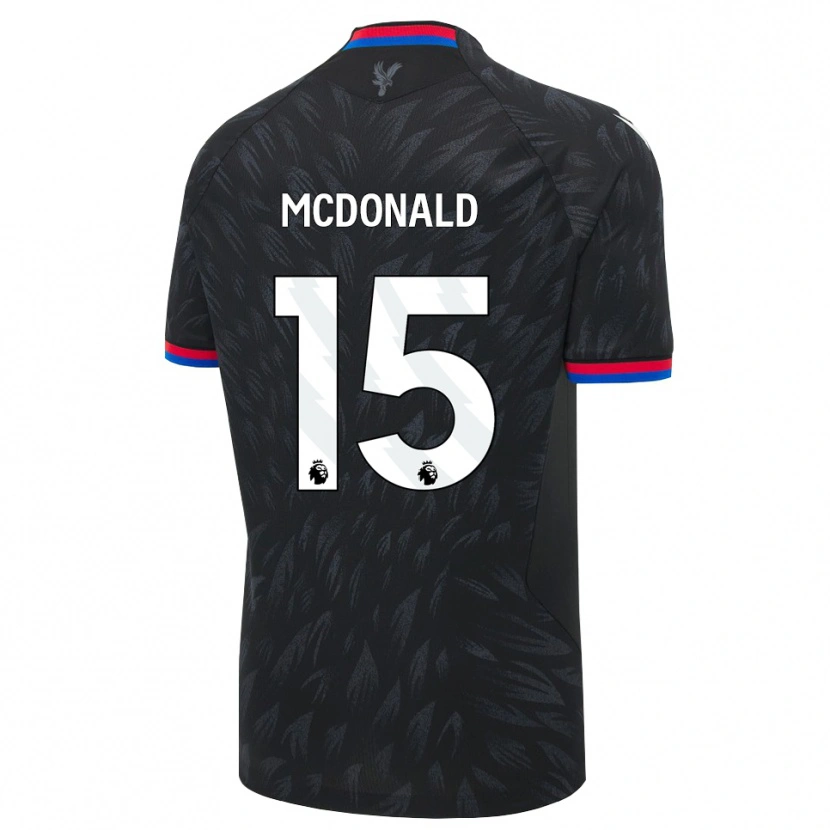Danxen Criança Camisola Jayden Mcdonald #15 Preto Azul Vermelho Alternativa 2026/27 Camisa Brasil