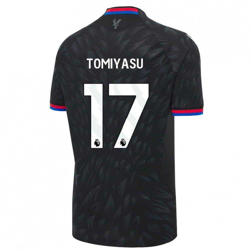 Danxen Criança Camisola Takehiro Tomiyasu #17 Preto Azul Vermelho Alternativa 2026/27 Camisa Brasil